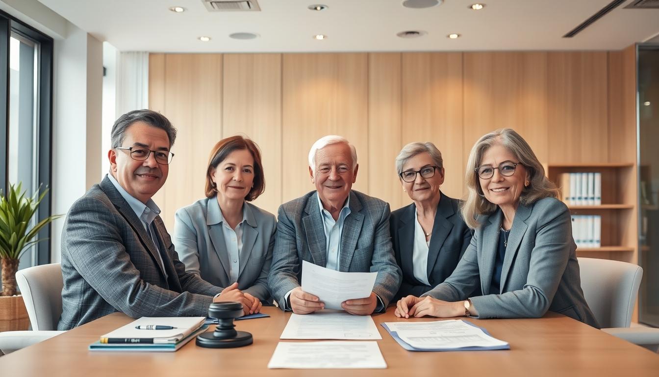 Family elder care planning discussion